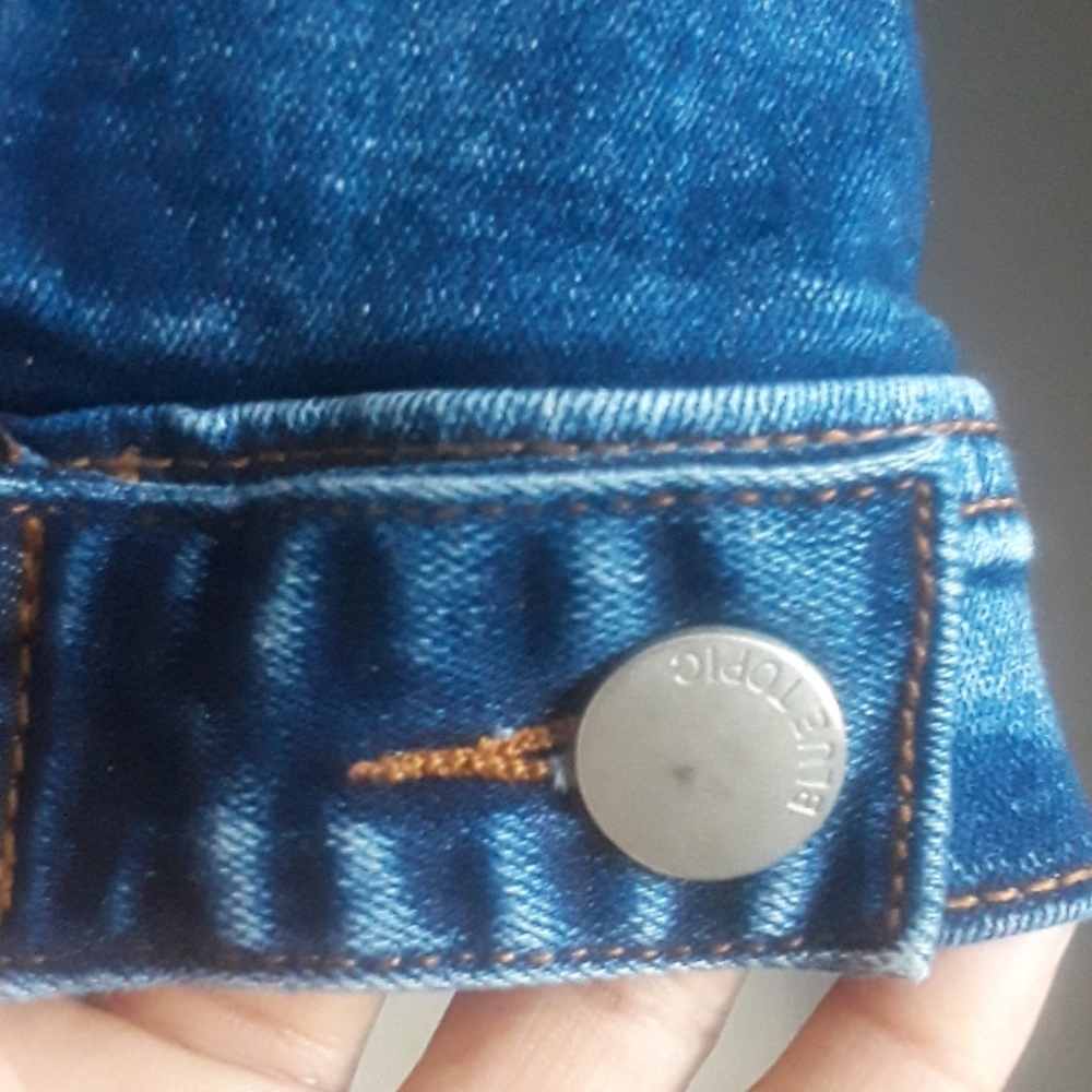 Blue Topic denim jean jacket - Picture 2 of 8